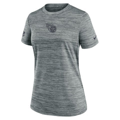 Tennessee Titans Women's Sideline Velocity Dri-FIT T-Shirt Gray