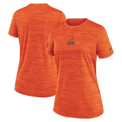 Cleveland Browns Women's Sideline Velocity Dri-FIT T-Shirt Orange