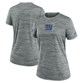 New York Giants Women's Sideline Velocity Dri-FIT T-Shirt Gray