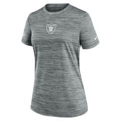 Las Vegas Raiders Women's Sideline Velocity Dri-FIT T-Shirt Gray