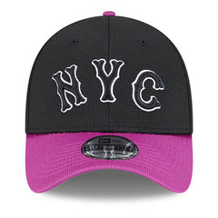 New York Mets New Era City Connect Batting Practice 39THIRTY Flex Hat - Charcoal/Purple Hats