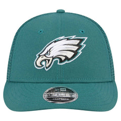Philadelphia Eagles New Era Low Profile 9FIFTY Snapback Hat Midnight Green