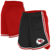 Kansas City Chiefs New Era Women's Sport Classics Mesh Shorts Black/Red