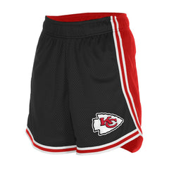 Kansas City Chiefs New Era Women's Sport Classics Mesh Shorts Black/Red