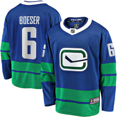 NHL Brock Boeser Vancouver Canucks Fanatics Breakaway Jersey - Blue