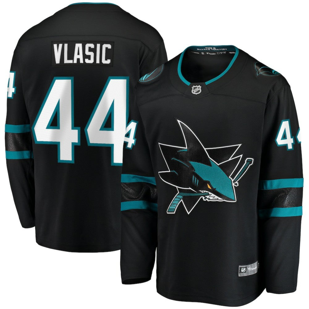 NHL Marc-Edouard Vlasic San Jose Sharks Fanatics Breakaway Jersey - Black