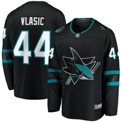 NHL Marc-Edouard Vlasic San Jose Sharks Fanatics Breakaway Jersey - Black