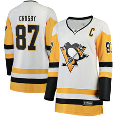 NHL Sidney Crosby Pittsburgh Penguins Fanatics Women's Breakaway Jersey - White