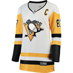 NHL Sidney Crosby Pittsburgh Penguins Fanatics Women's Breakaway Jersey - White
