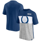 Indianapolis Colts Colorblock T-Shirt Royal