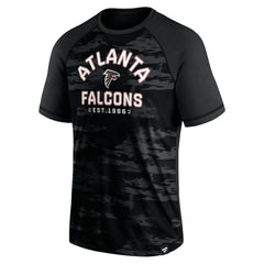 Atlanta Falcons Hail Mary Raglan T-Shirt Black