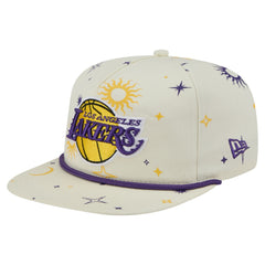 Los Angeles Lakers Lunar Golfer Snapback Hat Cream