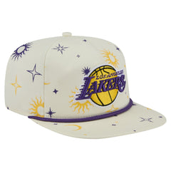 Los Angeles Lakers Lunar Golfer Snapback Hat Cream
