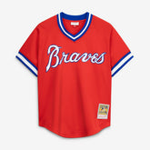 MLB Dale Murphy Atlanta Braves Mitchell & Ness Cooperstown Collection Mesh Batting Practice Jersey? - Red