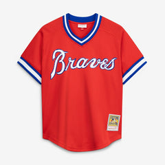 MLB Dale Murphy Atlanta Braves Mitchell & Ness Cooperstown Collection Mesh Batting Practice Jersey? - Red
