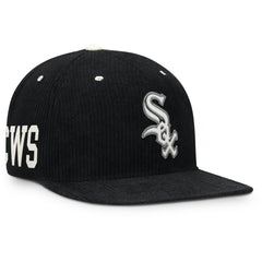 Chicago White Sox Nike Pro Corduroy Structured Snapback Hat - Black Hats