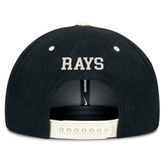 Tampa Bay Rays Nike Pro Corduroy Structured Snapback Hat - Black Hats