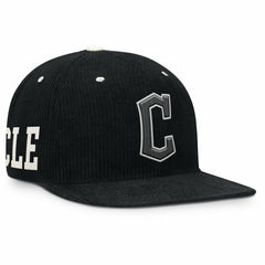 Cleveland Guardians Nike Pro Corduroy Structured Snapback Hat - Black Hats