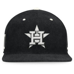 Houston Astros Nike Pro Corduroy Structured Snapback Hat - Black Hats