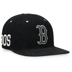 Boston Red Sox Nike Pro Corduroy Structured Snapback Hat - Black Hats