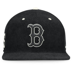 Boston Red Sox Nike Pro Corduroy Structured Snapback Hat - Black Hats