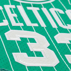 NBA Larry Bird Boston Celtics x DANNIJO Women's Fashion Cropped Basketball Jersey - Kelly Green