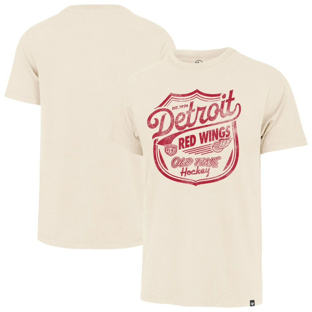 NHL Detroit Red Wings '47 Poke Check Franklin T-Shirt - Cream