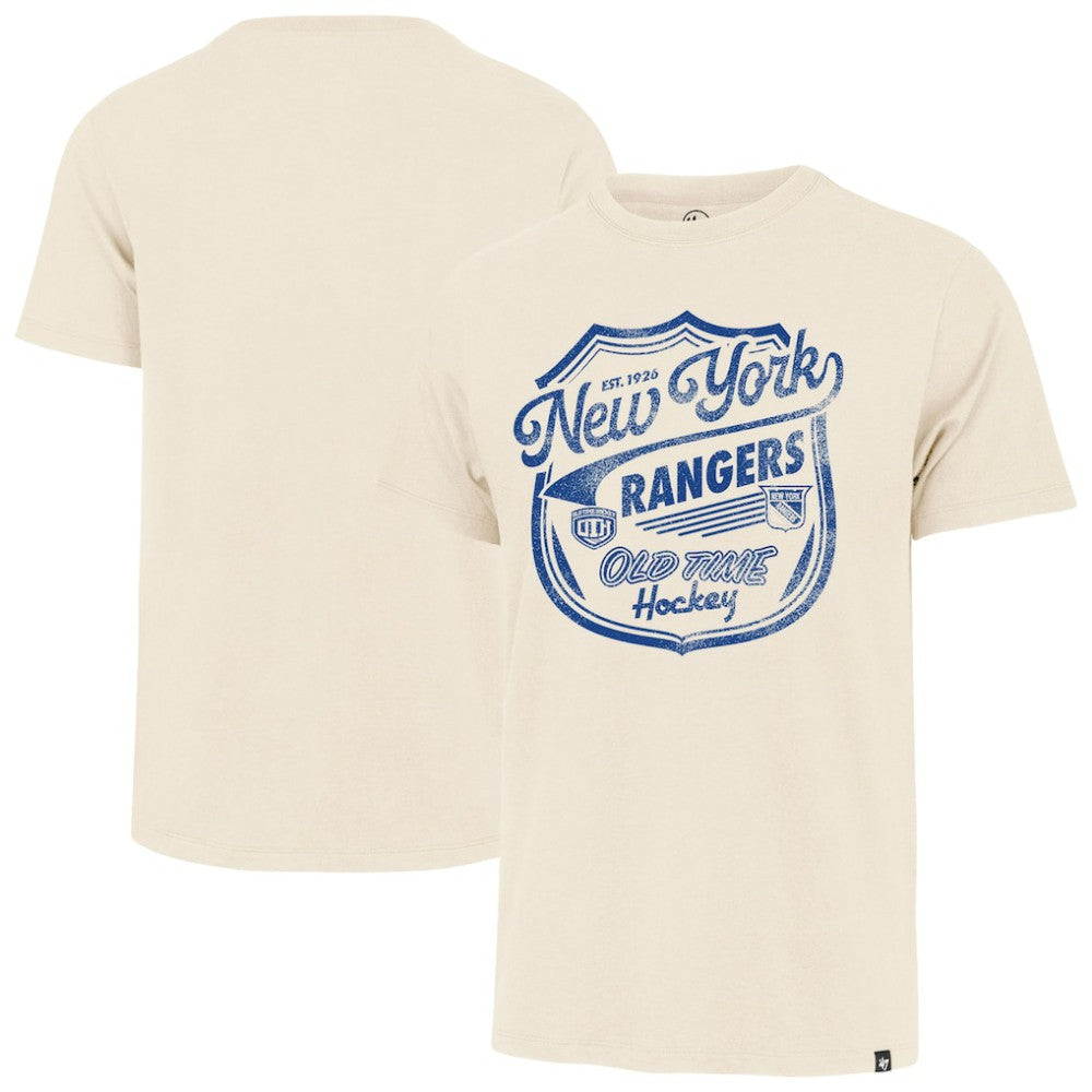 NHL New York Rangers '47 Poke Check Franklin T-Shirt - Cream