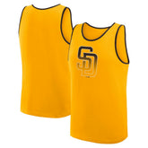 San Diego Padres Logo Athletic Unmatched Success Tank Top - Gold Tanks
