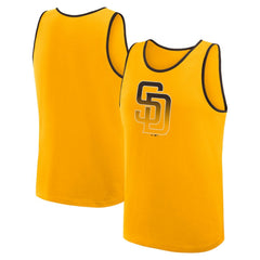 San Diego Padres Logo Athletic Unmatched Success Tank Top - Gold Tanks