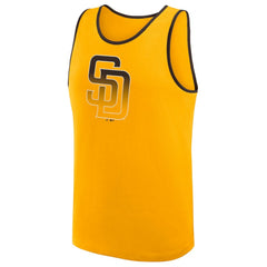 San Diego Padres Logo Athletic Unmatched Success Tank Top - Gold Tanks