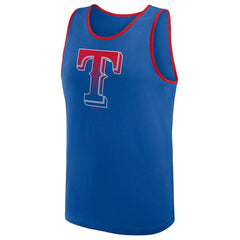 Texas Rangers Logo Athletic Unmatched Success Tank Top - Royal Tanks