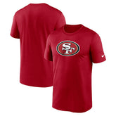 San Francisco 49ers Primetime Legend Logo Performance T-Shirt Scarlet