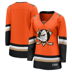 NHL Anaheim Ducks Fanatics Women's Home Breakaway Jersey - Orange