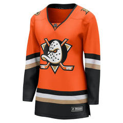 NHL Anaheim Ducks Fanatics Women's Home Breakaway Jersey - Orange