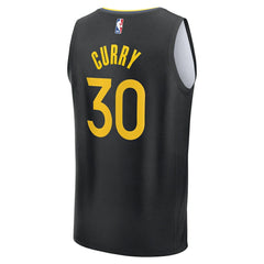 NBA Stephen Curry Golden State Warriors Youth Fast Break Replica Player Jersey sale - Statement Editi- Black