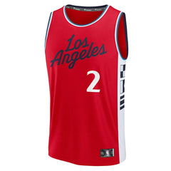 NBA Kawhi Leonard LA Clippers Fast Break Replica Player Jersey - Statement Edition - Red