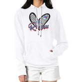 NHL New York Rangers G-III 4Her by Carl Banks Women's Animal Print Heart Fleece Pullover Hoodie - White