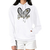 NHL Vegas Golden Knights G-III 4Her by Carl Banks Women's Animal Print Heart Fleece Pullover Hoodie - White