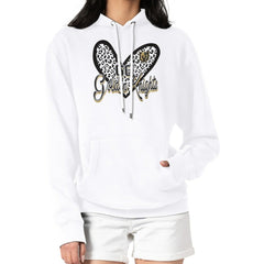 NHL Vegas Golden Knights G-III 4Her by Carl Banks Women's Animal Print Heart Fleece Pullover Hoodie - White