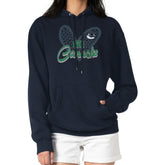 NHL Vancouver Canucks G-III 4Her by Carl Banks Women's Animal Print Heart Fleece Pullover Hoodie - Navy
