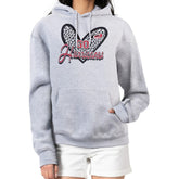 NHL Carolina Hurricanes G-III 4Her by Carl Banks Women's Animal Print Heart Fleece Pullover Hoodie - Heather Gray