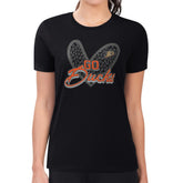 NHL Anaheim Ducks G-III 4Her by Carl Banks Women's Super-Slim Fit Lightweight Animal Print Heart T-Shirt - Black