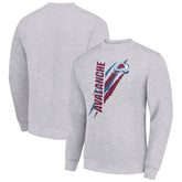 NHL Colorado Avalanche Starter Color Scratch Pullover Sweatshirt - Heather Gray