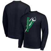 NHL Vancouver Canucks Starter Color Scratch Pullover Sweatshirt - Navy