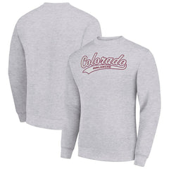 NHL Colorado Avalanche Starter Tailsweep City Pullover Sweatshirt - Heather Gray