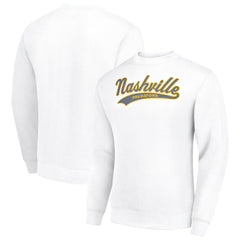 NHL Nashville Predators Starter Tailsweep City Pullover Sweatshirt - White