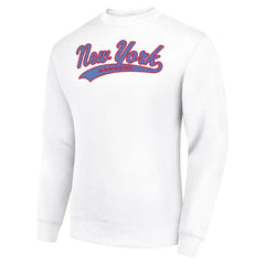 NHL New York Rangers Starter Tailsweep City Pullover Sweatshirt - White