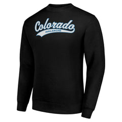 NHL Colorado Avalanche Starter Tailsweep City Pullover Sweatshirt - Black