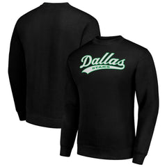 NHL Dallas Stars Starter Tailsweep City Pullover Sweatshirt - Black